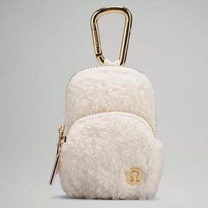 Lululemon LIGHT IVORY Nano Clip-On Backpack Fleece